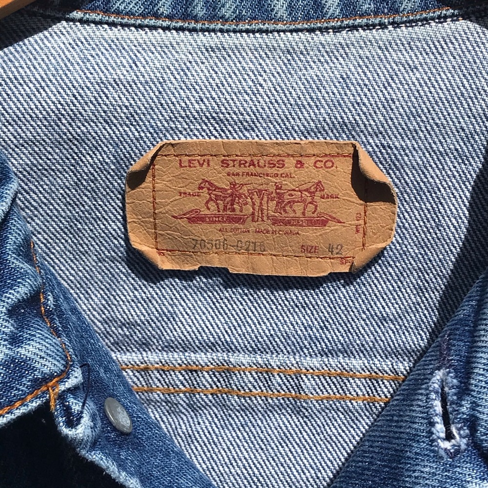 🆕VTG LEVI’s Men’s Denim Jacket - Picture 4 of 7